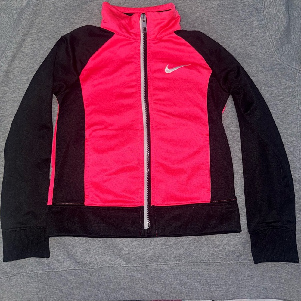 Nike Girl’s Pink and Black Jacket